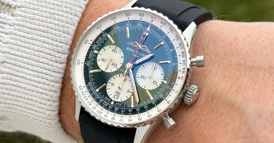 Breitling Navitimer Strap Guide: Rubber and Leather for 41 to 48 mm - Helvetus