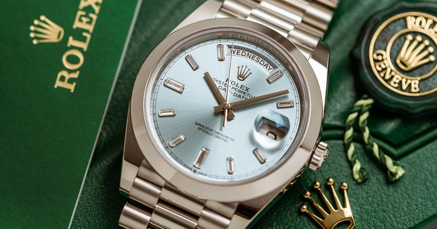 Rolex Day-Date 40 228206 Strap Guide – Best Straps for the Smooth-Bezel Platinum President - Helvetus