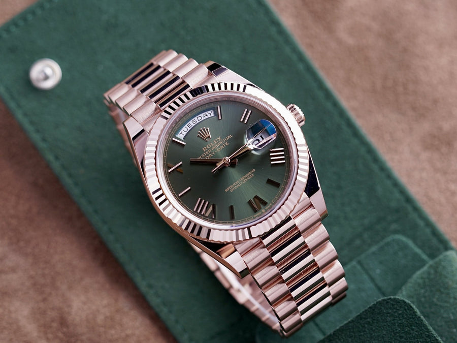 Rolex Day-Date 40 Ref. 228235 Strap Guide: Best Fits & Colors - Helvetus