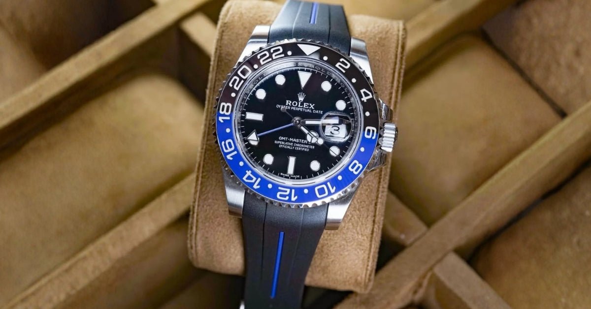 Rolex GMT-Master II 126710BLNR Batman & Batgirl Strap Guide and Best Rubber Straps - Helvetus