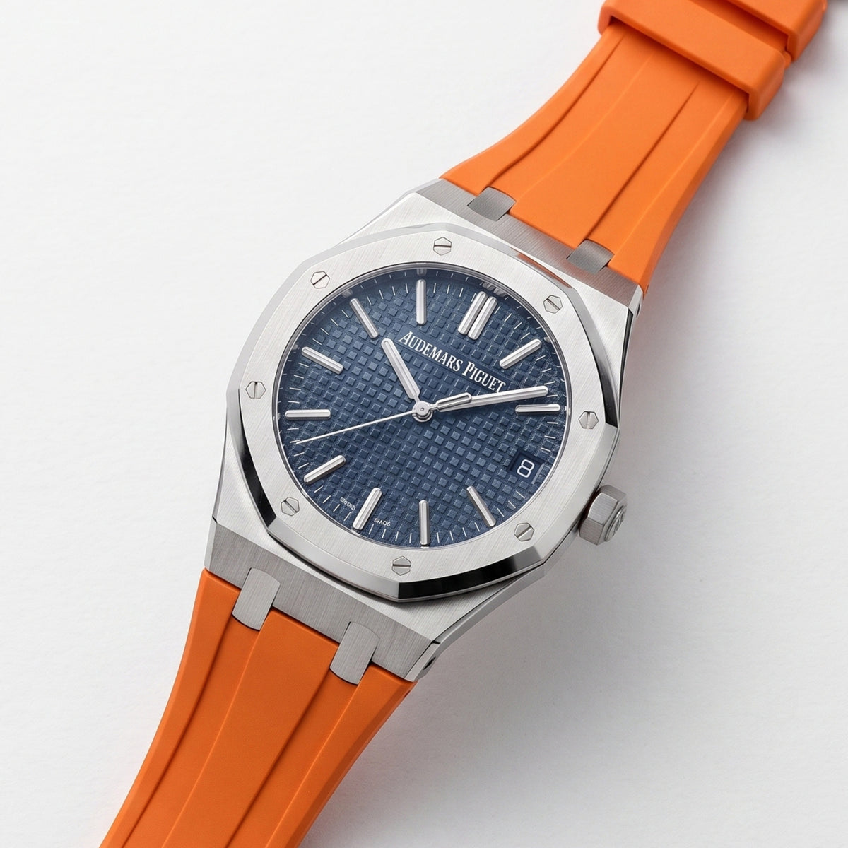 Rubber Strap - For all Audemars Piguet Royal Oak 41mm - Orange