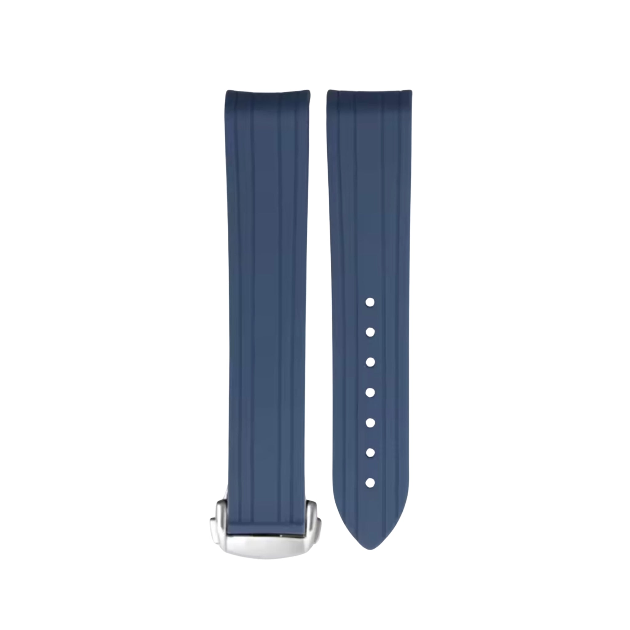 Omega Seamaster (Diver) 300 Rubber Strap - Navy Blue - Helvetus
