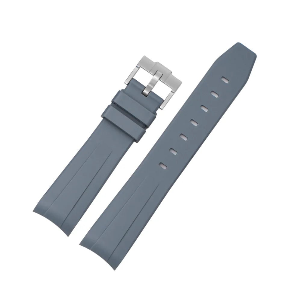 Rubber Strap - For all Zenith Chronomaster Models - Grey - Helvetus