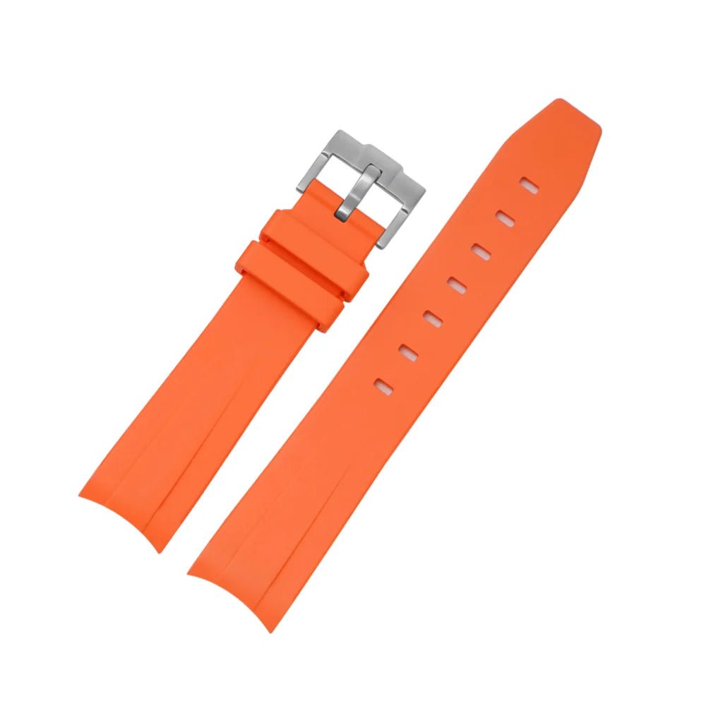 Rubber Strap - For all Zenith Chronomaster Models - Orange - Helvetus