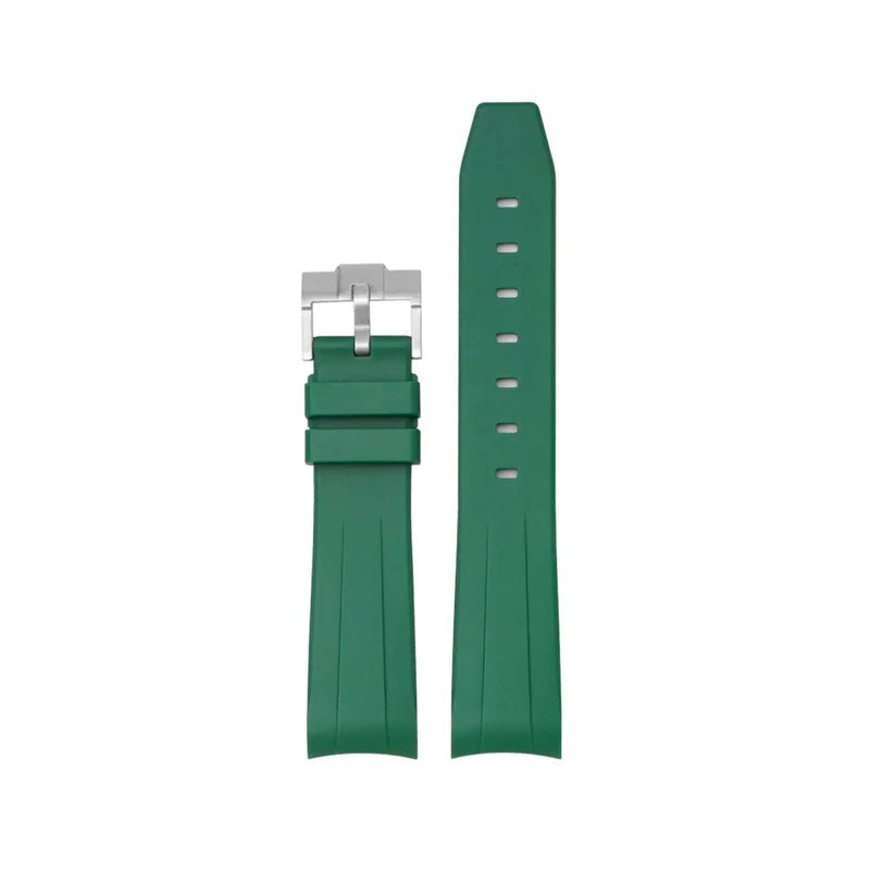 Rubber Strap – For Hamilton Khaki Field (38mm/40mm/42mm) - Green - Helvetus