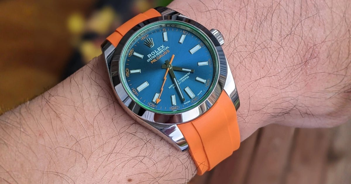 Best Straps for Rolex Milgauss 116400GV: Strap Guide - Helvetus