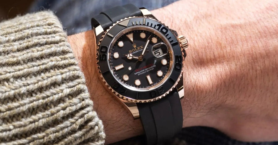 Rolex Yacht-Master 126655 Strap Guide: Best Rubber Straps & Fit - Helvetus