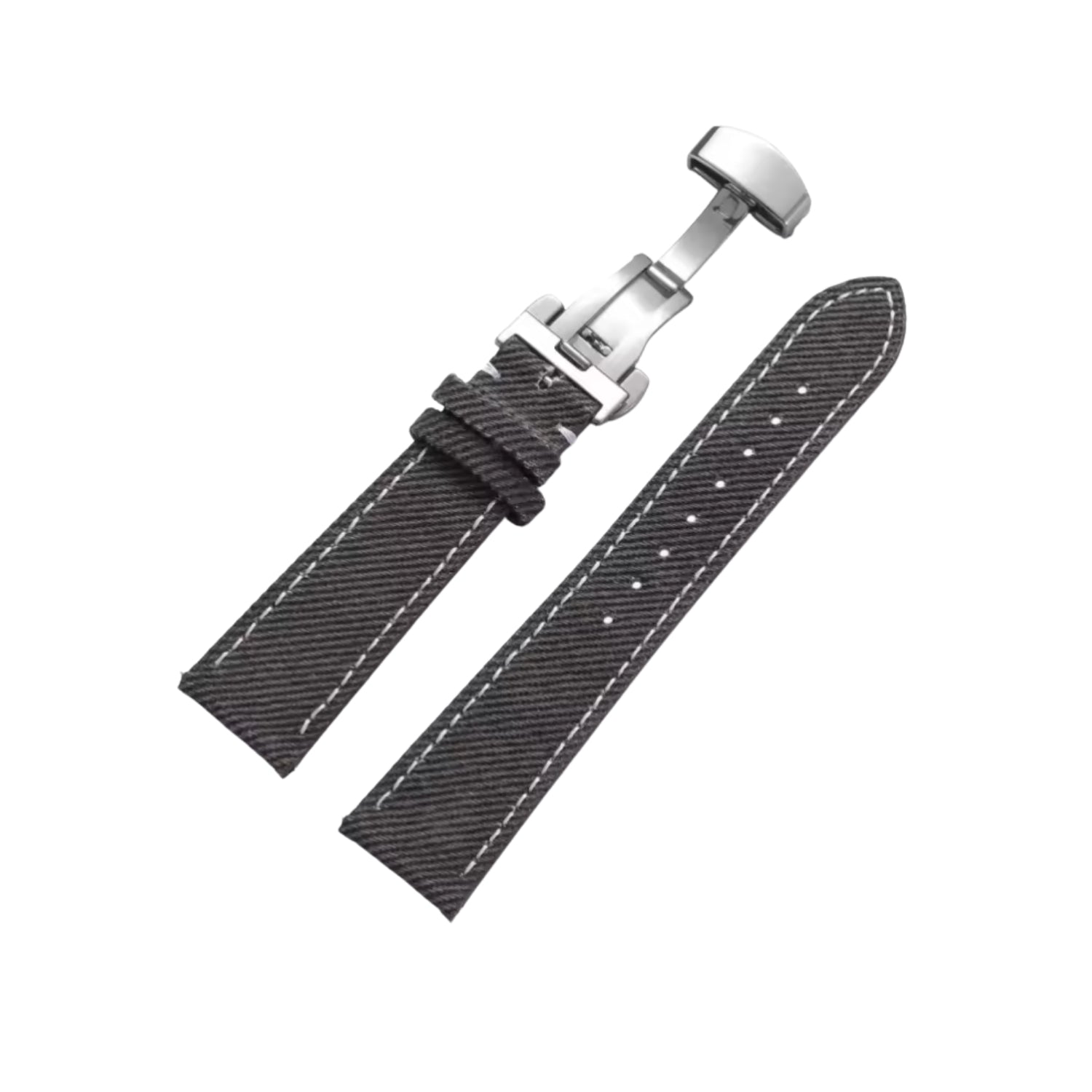Black Handmade Denim Watch Strap – DenimaTex™ by Helvetus® - Helvetus