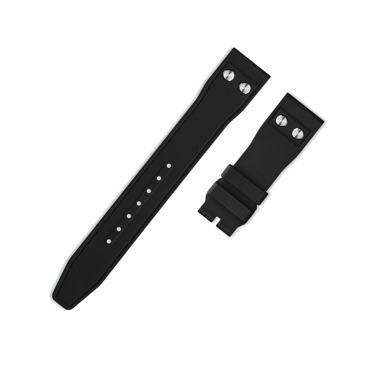 Rubber Strap for all IWC Watches - Black - Helvetus® Switzerland