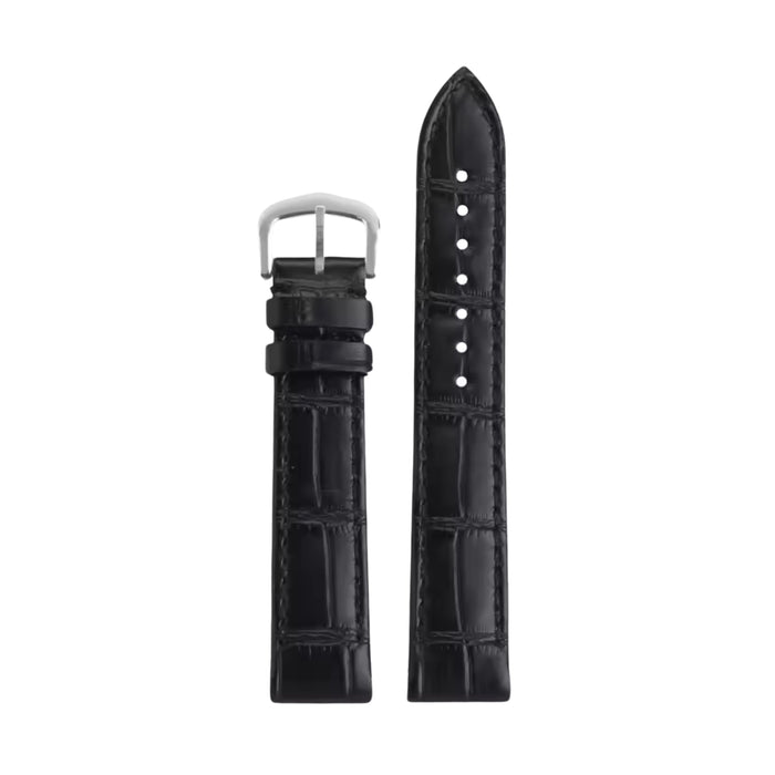 Leather Strap - For Jaeger - LeCoultre (JLC) Reverso - Black - Helvetus