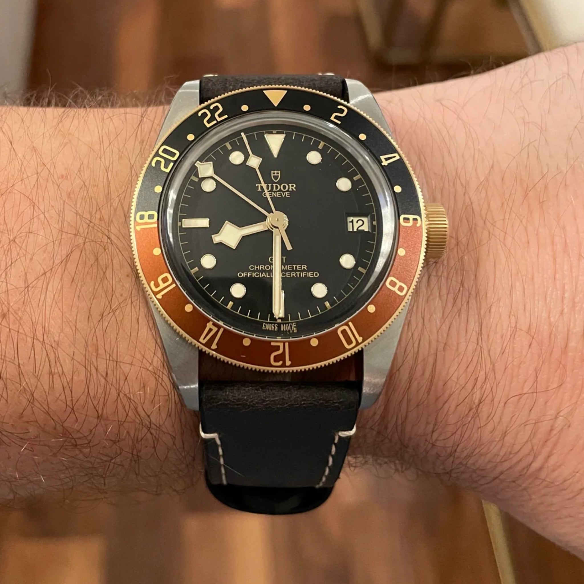 Leather Strap - For Tudor - Brown - Helvetus
