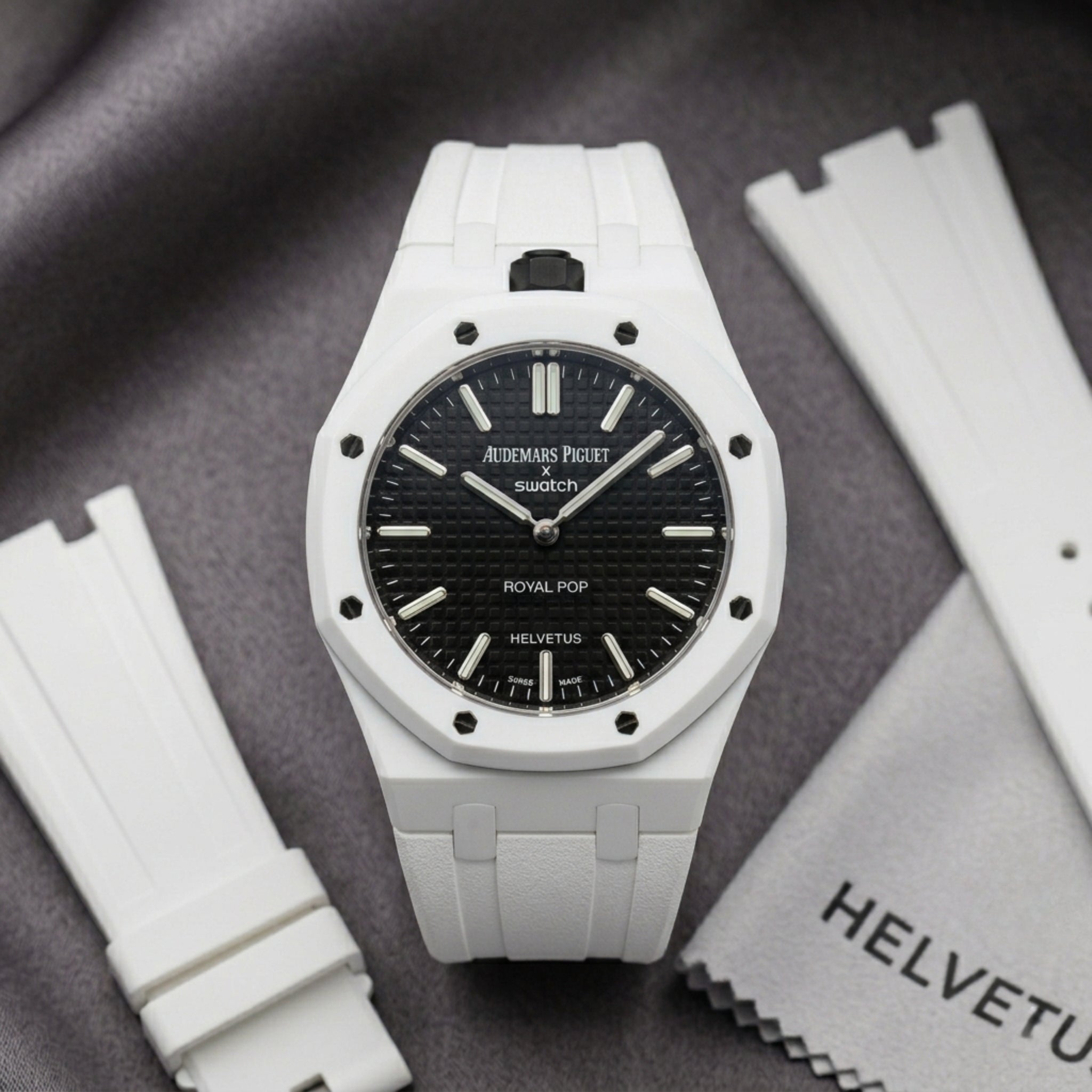 Royal Pop Adapter Kit & Rubber Strap for AP × Swatch – Helvetus® - Helvetus