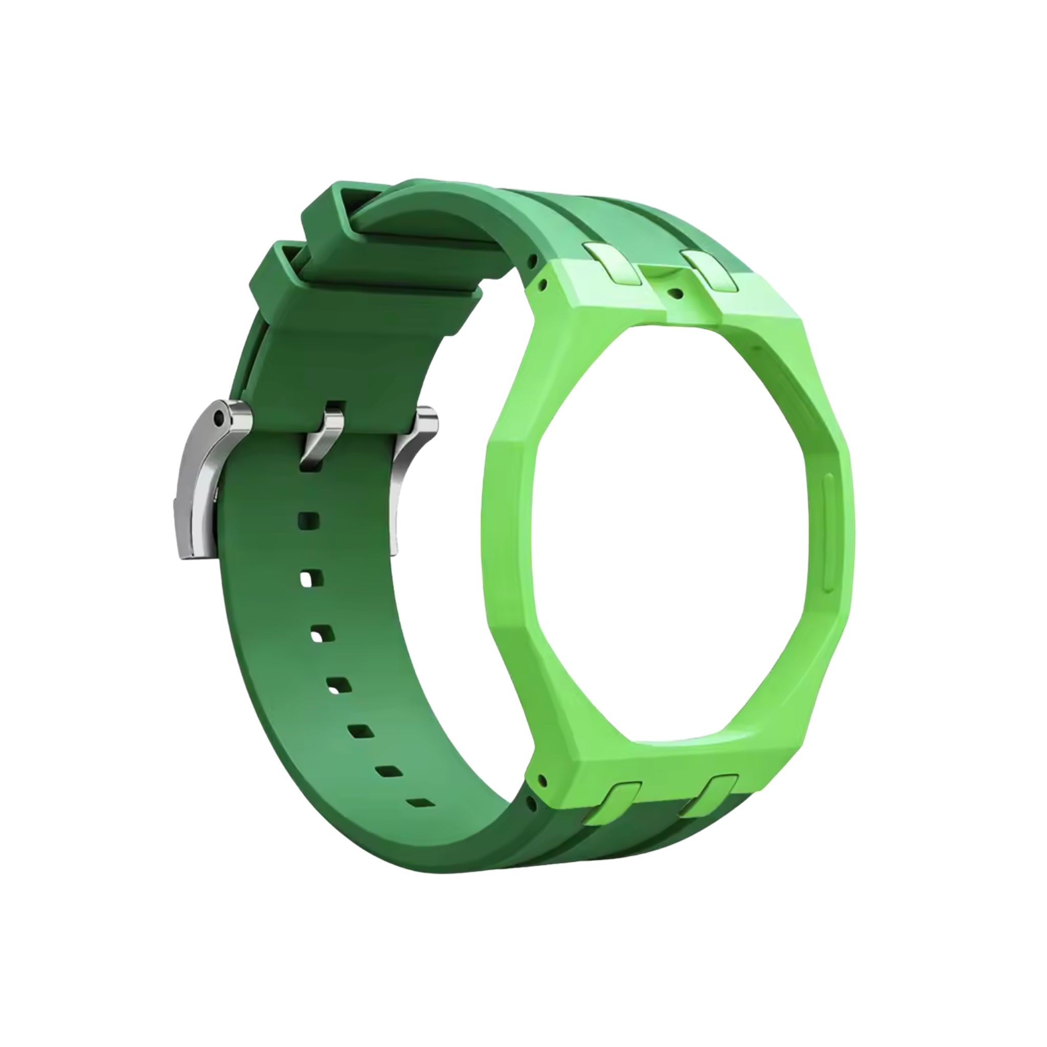 Royal Pop Wrist Strap & Case — For Green Eight (Lépine, Crown at 12) - Helvetus