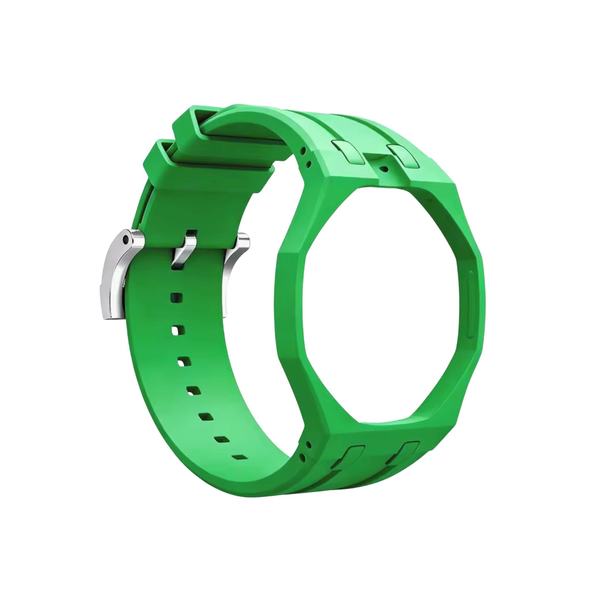 Royal Pop Wrist Strap & Case — For Green Eight (Lépine, Crown at 12) - Helvetus