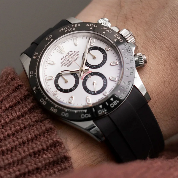 rubber straps rolex